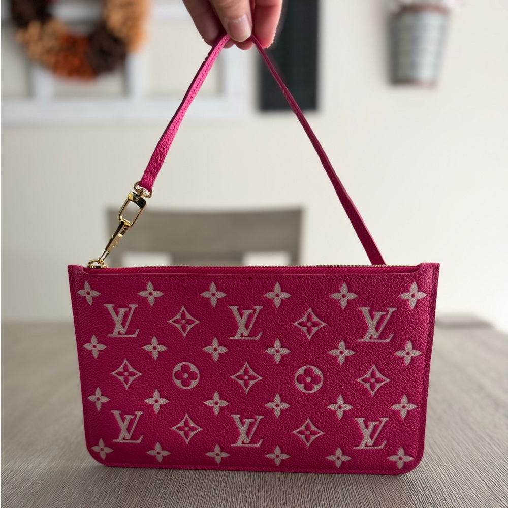 LV Spring in the City Neverfull Pouch/Shoulder Bag